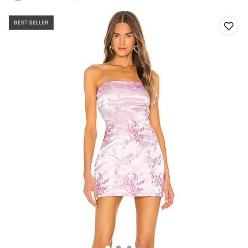 Super Down pink floral mini